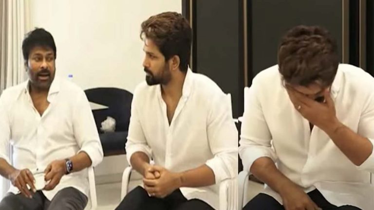 Allu Arjun : చిరంజీవి మాటలకు ఏడ్చేసిన బన్నీ