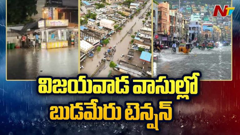 Budameru Floods: పొంగి ప్రవహిస్తున్న బుడమేరు.. విజయవాడ నగరవాసులకు టెన్షన్..!