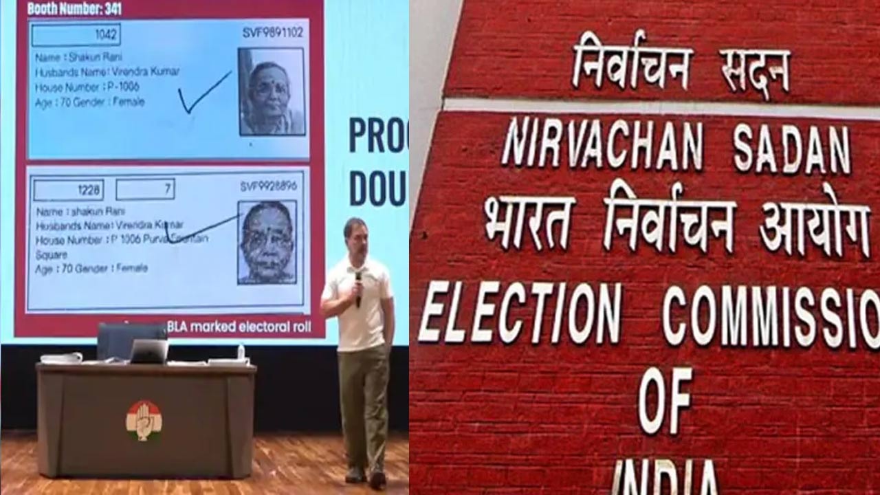Rahul Gandhi-EC: ఆరోపణలపై పత్రాలు ఇవ్వండి.. రాహుల్‌గాంధీని కోరిన ఈసీ