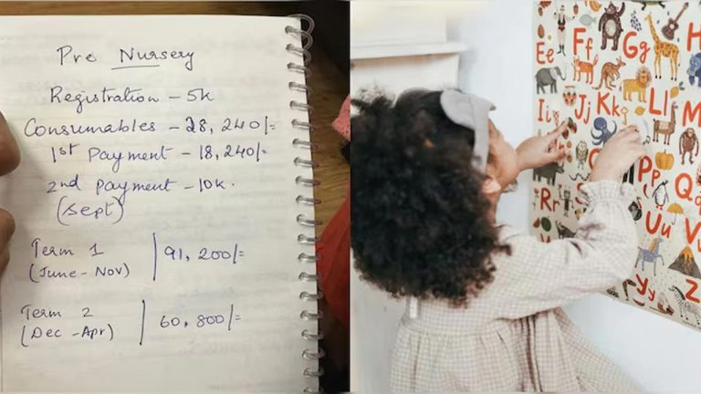 Pre-Nursery Fees In Bengaluru: ఇదేం దోపిడి సామీ.. ప్రీ నర్సరీకి రూ. 1.85 లక్షల ఫీజు వసూల్..