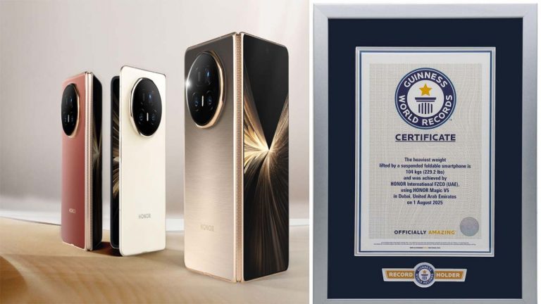 HONOR Magic V5: ఫోల్డబుల్ స్మార్ట్‌ఫోన్ డ్యూరబిలిటీలో సరికొత్త చరిత్ర.. గిన్నిస్ వరల్డ్ రికార్డ్ సాధించిన హానర్ మ్యాజిక్ V5!