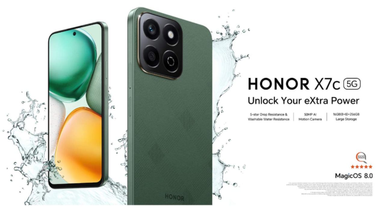 Honor X7c 5G: SGS 5-స్టార్ డ్రాప్ రెసిస్టెన్స్, 300% హై వాల్యూమ్ మోడ్‌‌తో విడుదలకు సిద్దమైన కొత్త స్మార్ట్‌ఫోన్!