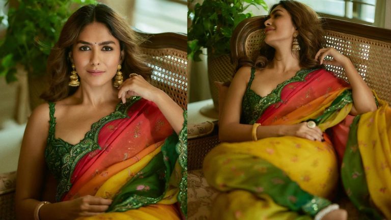 Mrunal Thakur : సోఫాలో పడుకుని వయ్యారాలు చూపిస్తున్న మృణాల్