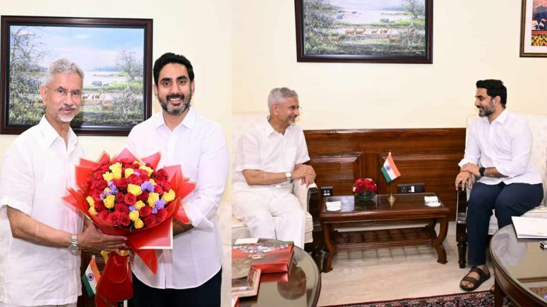 Nara Lokesh meet Jaishankar: డేటా సిటీ ఏర్పాటుకు సహకరించండి.. జైశంకర్‌ను కోరిన లోకేష్‌