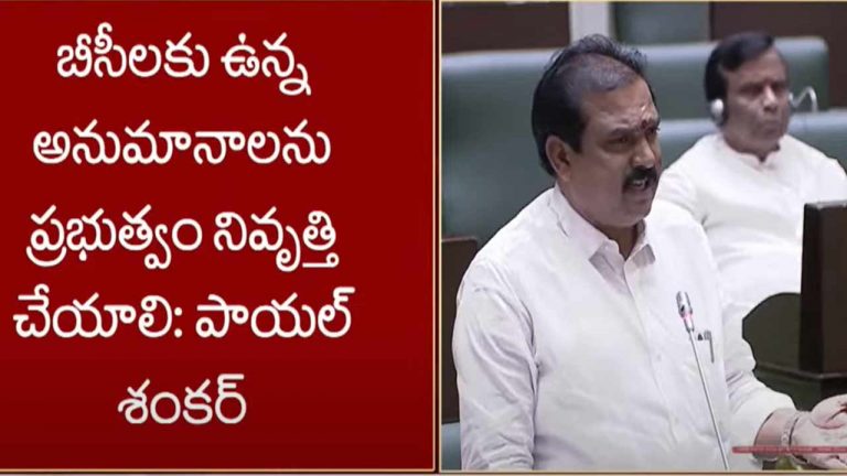 Payal Shankar : బీసీలకు ఉన్న అనుమానాలను ప్రభుత్వం నివృత్తి చేయాలి