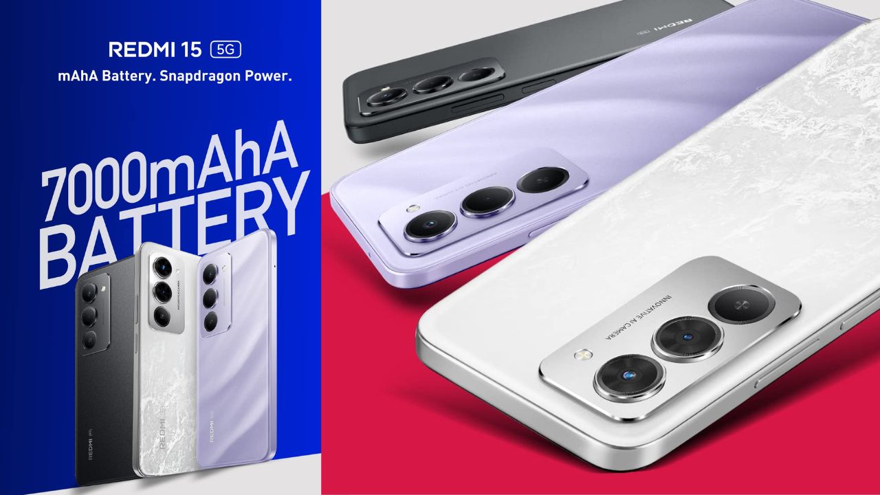 REDMI 15 5G: కేవలం రూ.14,999లకే 7000mAh భారీ బ్యాటరీ, 50MP రియర్ కెమెరాలతో రెడ్⁭మీ 15 లాంచ్!