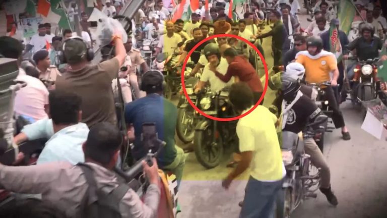 Rahul Gandhi: రాహుల్ గాంధీని ముద్దు పెట్టుకోవడానికి యత్నించిన వ్యక్తి.. కట్‌చేస్తే…(వీడియో)