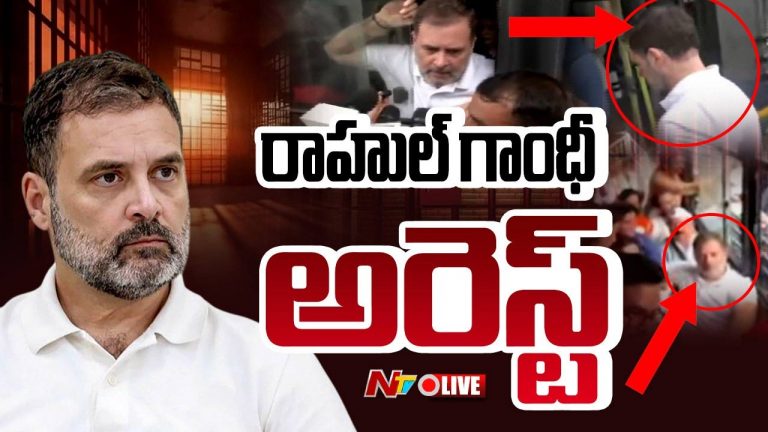 INDIA Bloc-EC War: ఇండియా కూటమి మార్చ్‌లో ఉద్రిక్తత.. రాహుల్‌గాంధీ అరెస్ట్