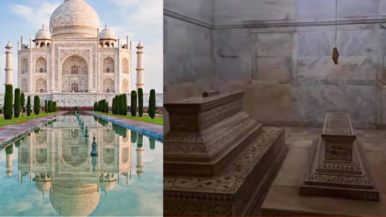 Taj Mahal: తాజ్ మహల్ దగ్గర భద్రతా లోపం.. వెలుగులోకి షాజహాన్, ముంతాజ్ సమాధుల వీడియోలు