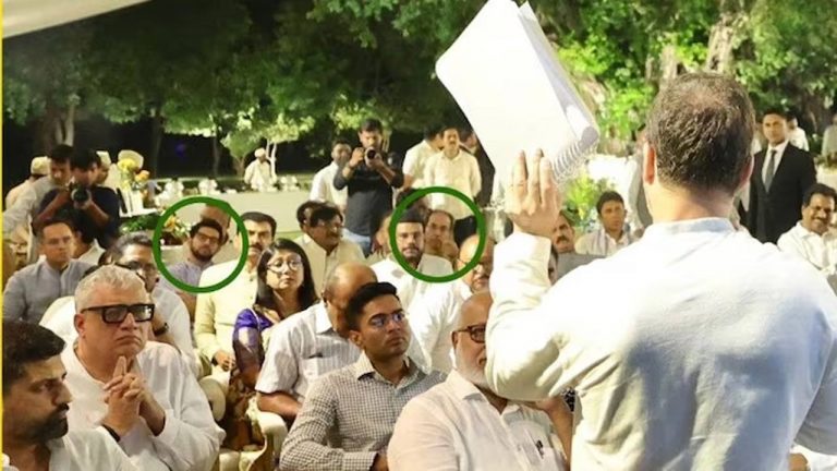 BJP: రాహుల్‌గాంధీ విందులో ఉద్ధవ్ థాక్రేకు అవమానం.. వెనుక సీటులో కూర్చోబెట్టారని బీజేపీ విమర్శ