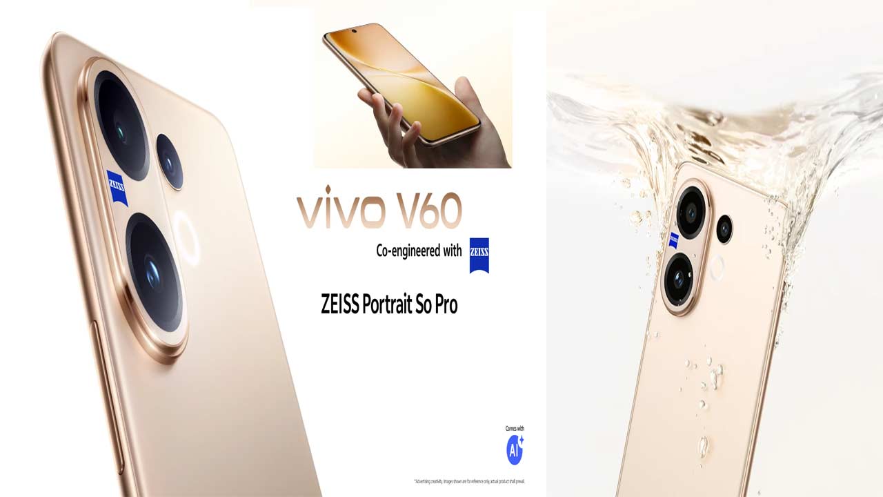 VIVO V60: వచ్చిందమ్మ వయ్యారి.. 6500mAh బ్యాటరీ, IP69 రేటింగ్, ZEISS కెమెరాలతో వివో కొత్త స్మార్ట్‌ఫోన్ లాంచ్!
