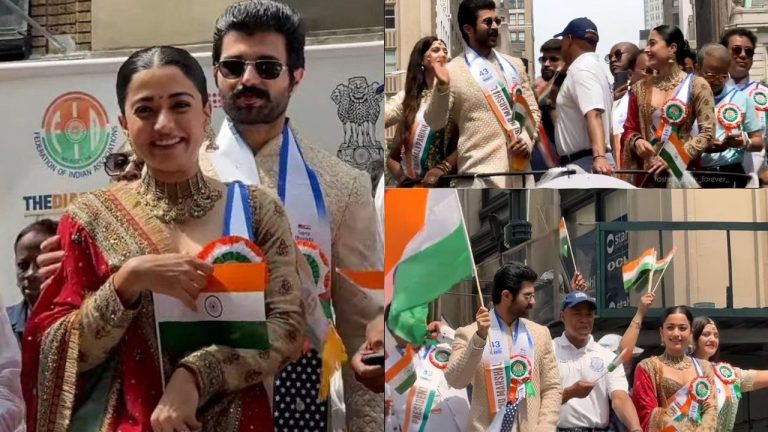 New York India Day Parade : న్యూయార్క్ ఇండియా డే పరేడ్‌లో మెరిసిన టాలీవుడ్ స్టార్ జంట