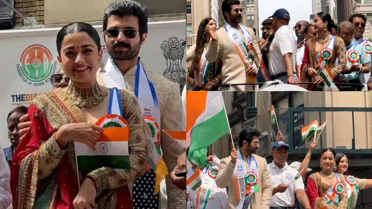 New York India Day Parade : న్యూయార్క్ ఇండియా డే పరేడ్‌లో మెరిసిన టాలీవుడ్ స్టార్ జంట