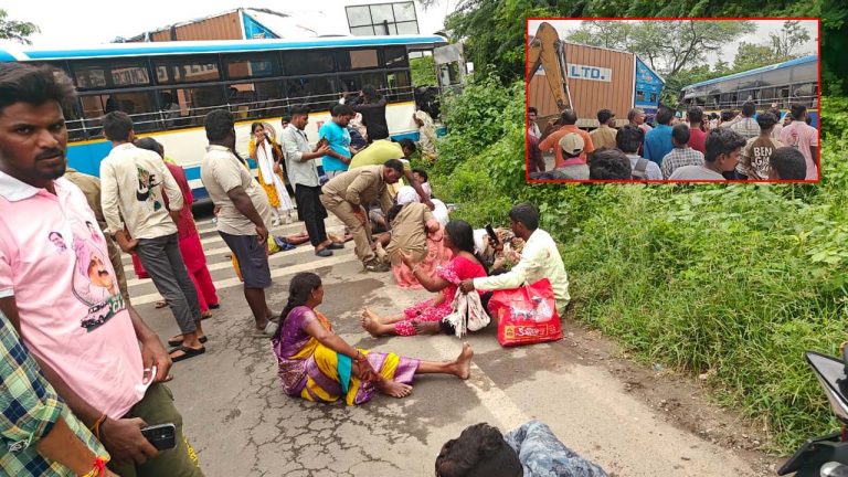 Warangal: రాయపర్తిలో ఘోర రోడ్డు ప్రమాదం.. ఆర్టీసీ బస్సును ఢీకొన్న లారీ.. 25మందికి తీవ్ర గాయాలు