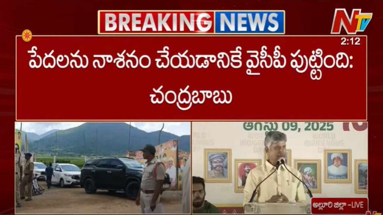 CM Chandrababu: పేదలను నాశనం చేయడానికే వైసీపీ పుట్టింది..