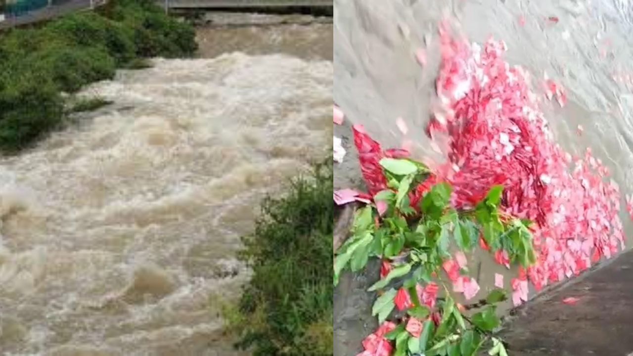 Condom Packets: వ‌ర‌ద‌లో భారీగా కొట్టుకు వ‌చ్చిన కండోమ్స్.. ఇన్ని ఏంటయ్యా?