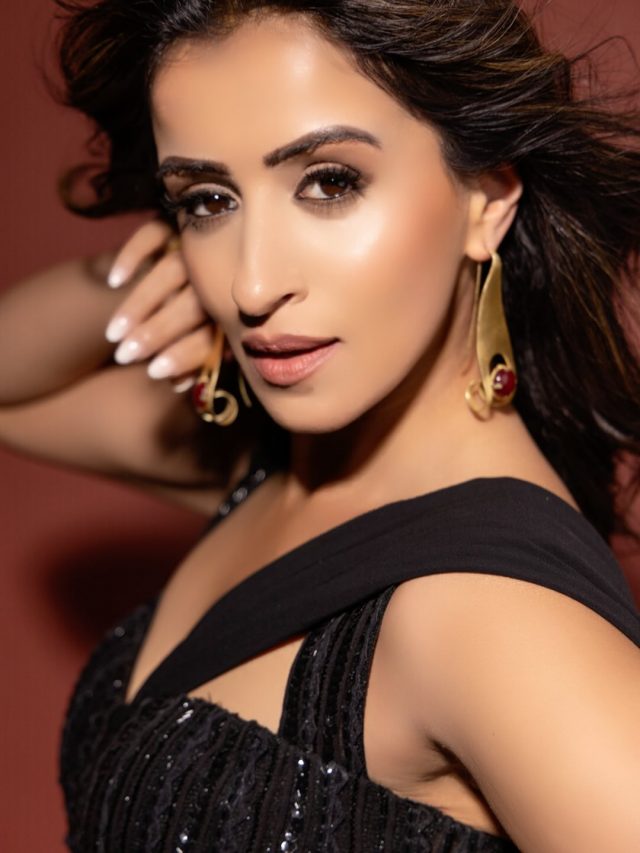 హాట్ బ్లాక్ డ్రస్ లో మన్మధుడు హీరోయిన్ సాన్సు .....