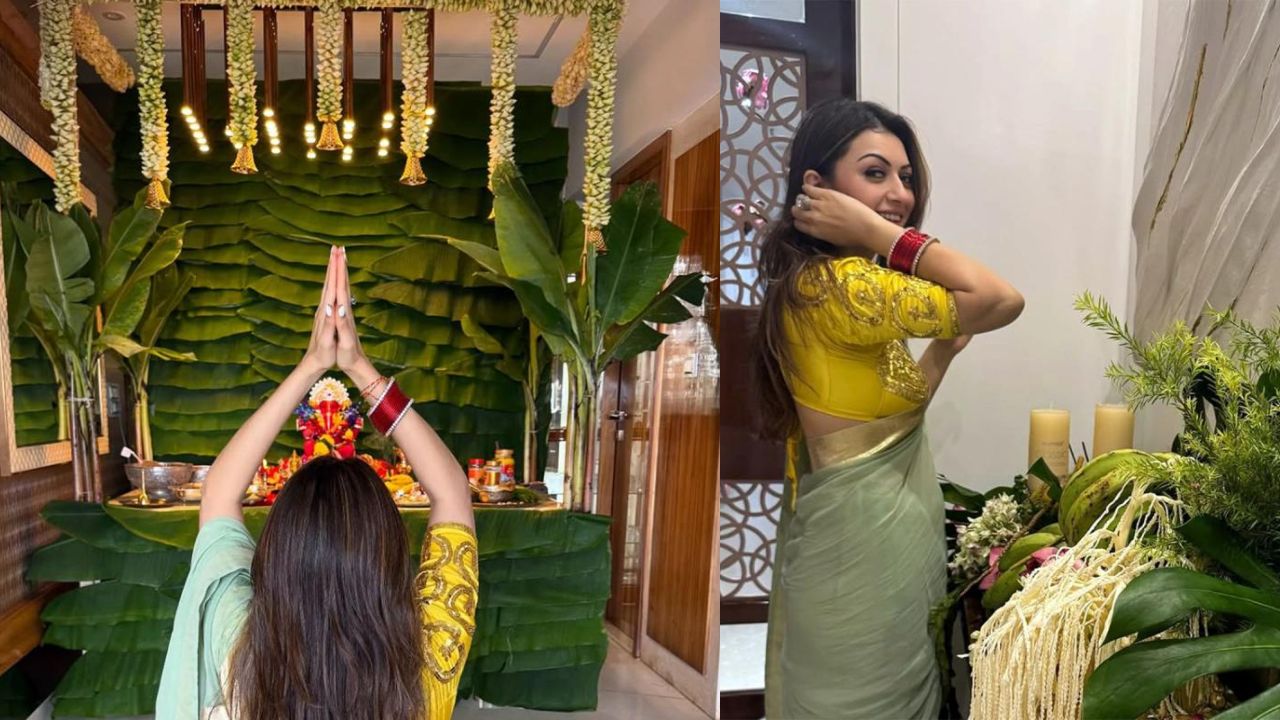 Hansika : గణేష్ చతుర్థి వేడుకల్లో విడాకుల రూమర్స్‌కు.. గట్టి రిప్లై ఇచ్చిన హన్సిక