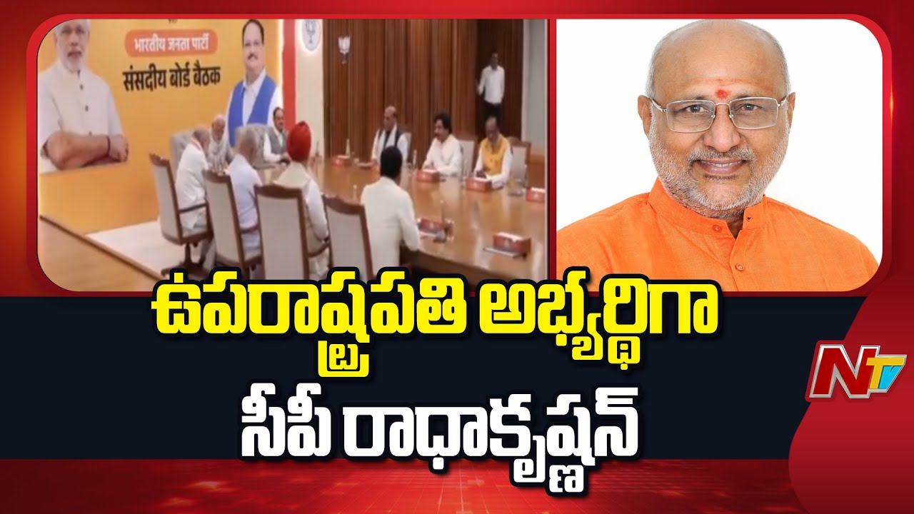 ఎన్డీయే ఉపరాష్ట్రపతి అభ్యర్దిగా సీపీ రాధాకృష్ణన్