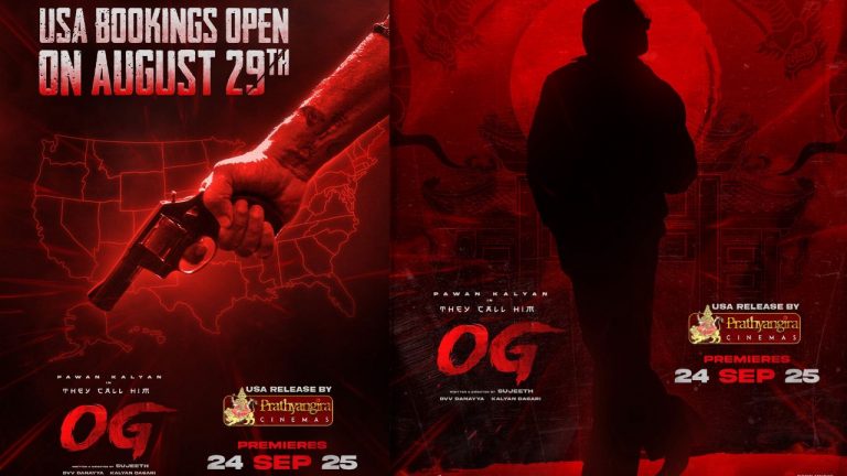 Pawan Kalyan : OG ఓవర్సీస్ బుకింగ్స్ ఓపెన్.. ఎన్ని మిలియన్స్ రాబడతాడో?