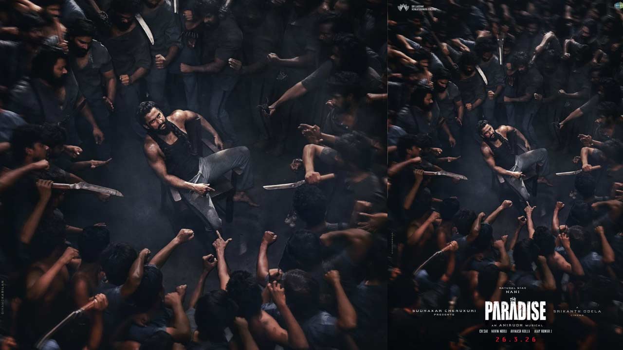 The Paradise : ది ప్యారడైజ్ నుంచి పవర్ ఫుల్ పోస్టర్ రిలీజ్..