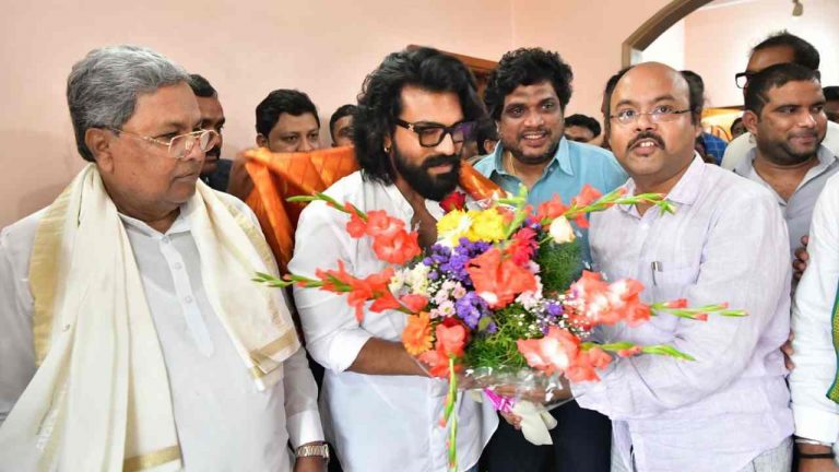 Ram Charan : రామ్ చరణ్ కు సీఎం ఆత్మీయ సన్మానం