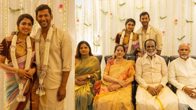 VISHAL : గ్రాండ్ గా విశాల్ – సాయి ధన్సిక ఎంగేజ్మెంట్..