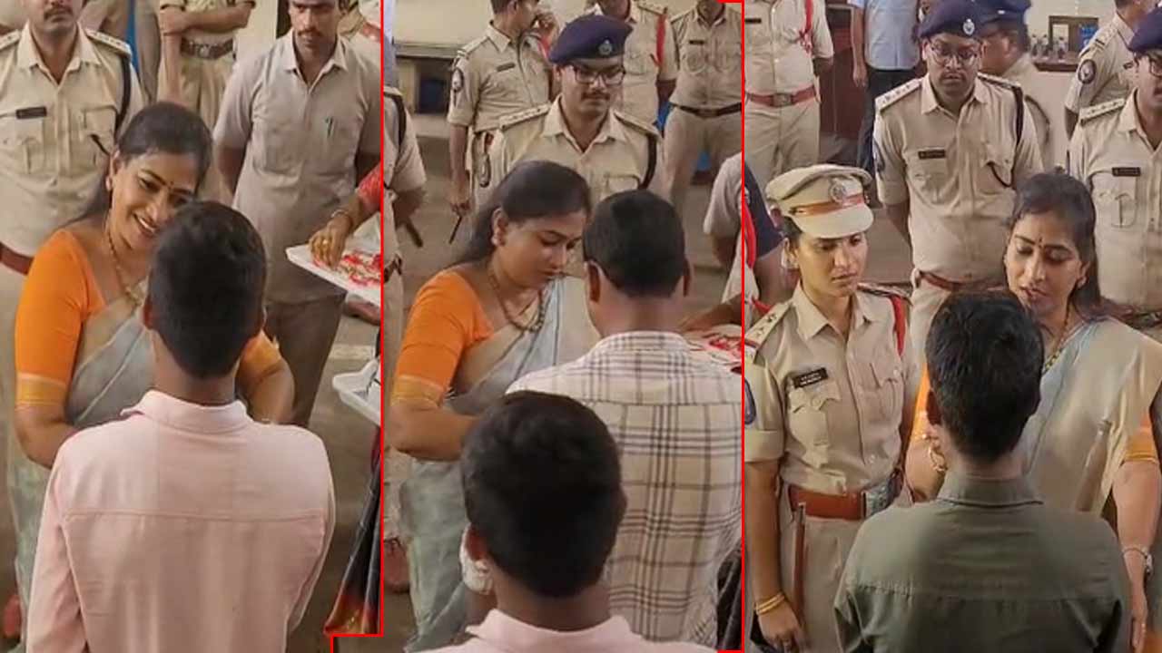 Minister Anitha: ఖైదీలకు రాఖీలు కట్టిన హోం మంత్రి అనిత..