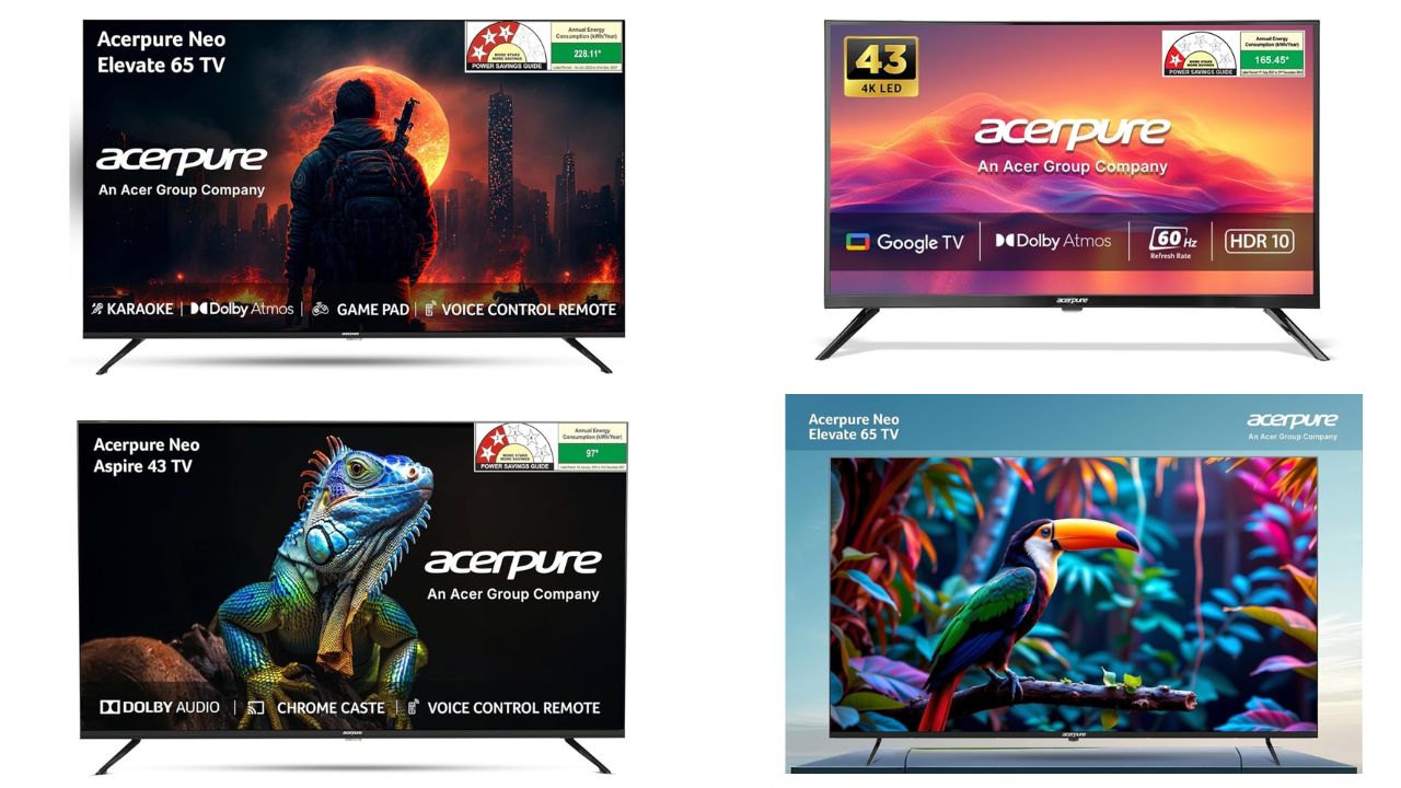 డాల్బీ ఆడియో సౌండ్‌, 1.07 బిలియన్ కలర్స్ సపోర్ట్, QLED డిస్‌ప్లేతో Acerpure Aspire Neo కొత్త టీవీలు లాంచ్!