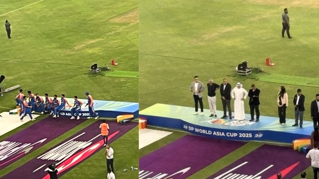 Asia Cup Trophy Drama