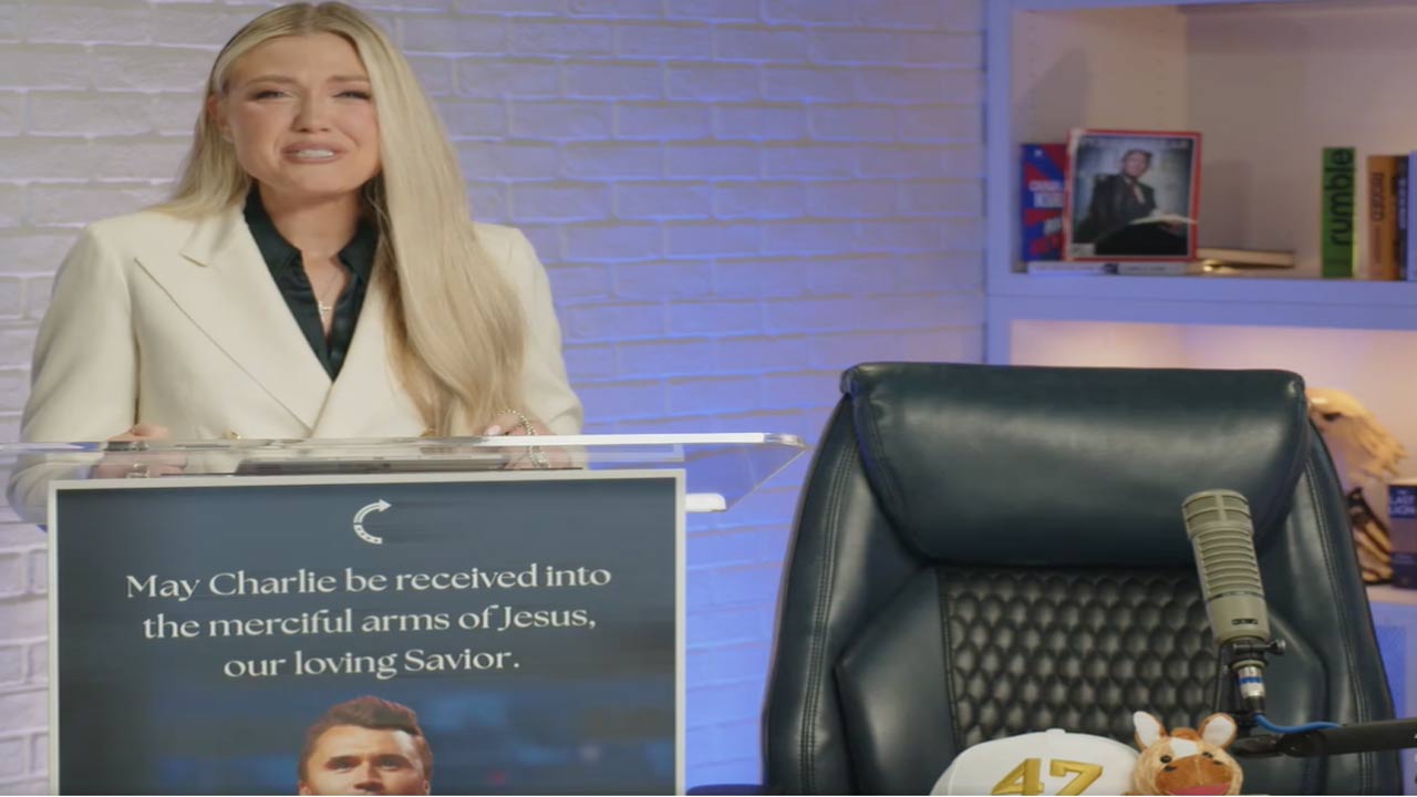 Charlie Kirk: భర్త వారసత్వాన్ని కొనసాగిస్తా.. చార్లీ కిర్క్ భార్య ఎరికా భాగోద్వేగ ప్రసంగం