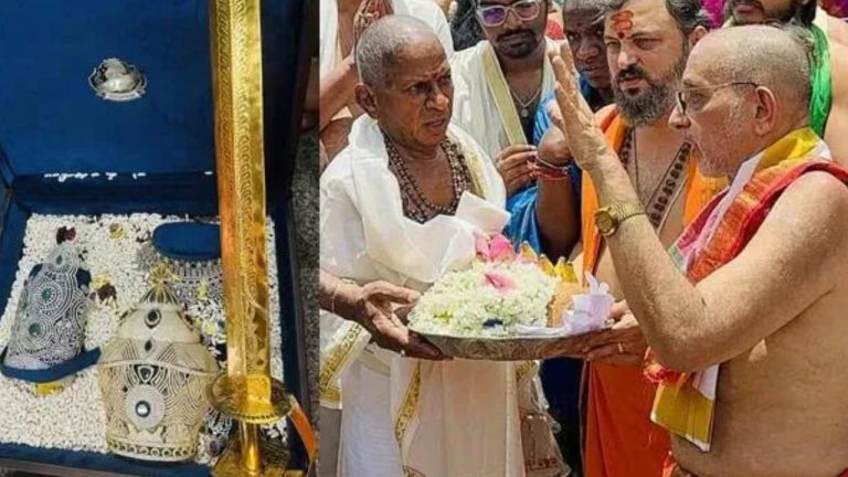 ilayaraja : రూ.4 కోట్ల కిరీటం బహూకరించిన ఇళయరాజా