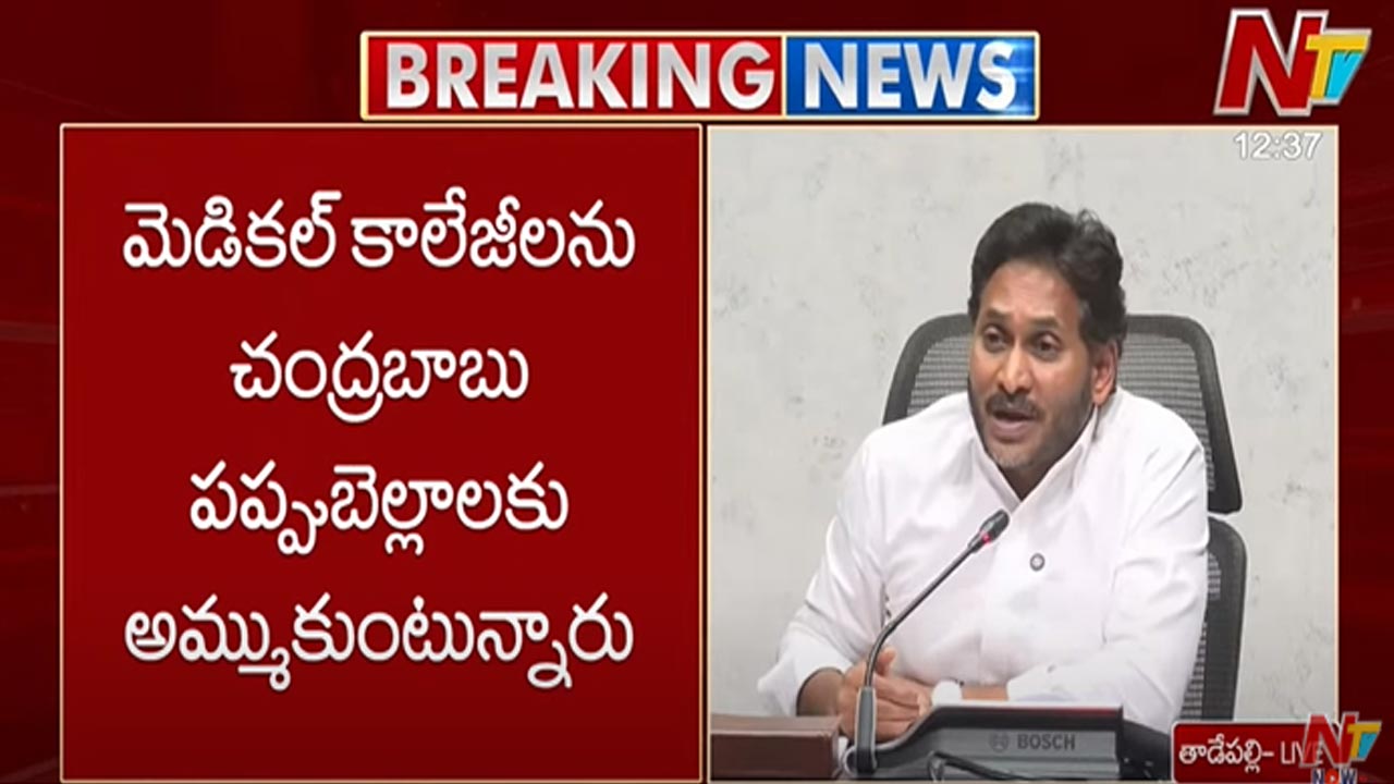 YS Jagan Mohan Reddy: మెడికల్ కాలేజీలను చంద్రబాబు పప్పుబెల్లాలకు అమ్ముకుంటున్నారు..