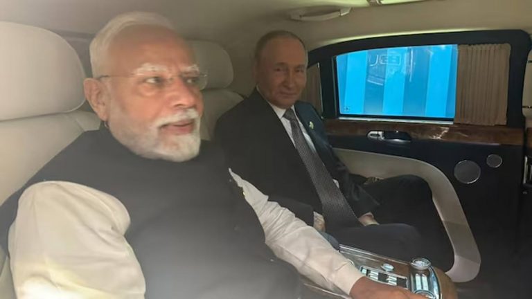 Modi-Putin: ఒకే కారులో మోడీ-పుతిన్.. ఆసక్తిరేపుతోన్న ప్రయాణం