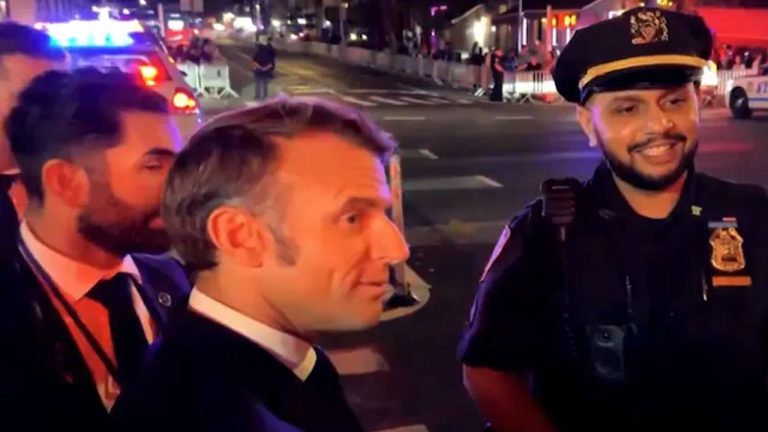 Macron: ఫ్రాన్స్ అధ్యక్షుడు మాక్రాన్‌కు చేదు అనుభవం.. ట్రంప్ కాన్వాయ్ కారణంగా రోడ్డుపై నిలిపివేత