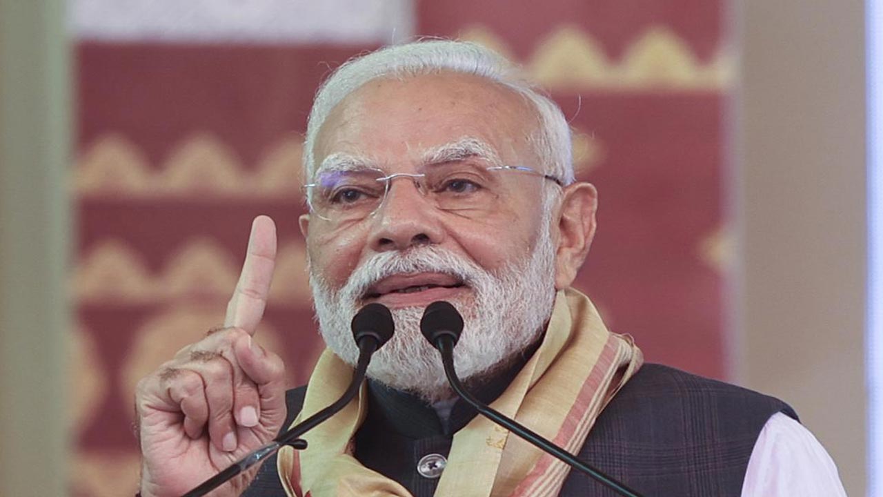 PM Modi: కాంగ్రెస్ ఉగ్రవాదులకు మద్దతు ఇస్తుంది: మోడీ