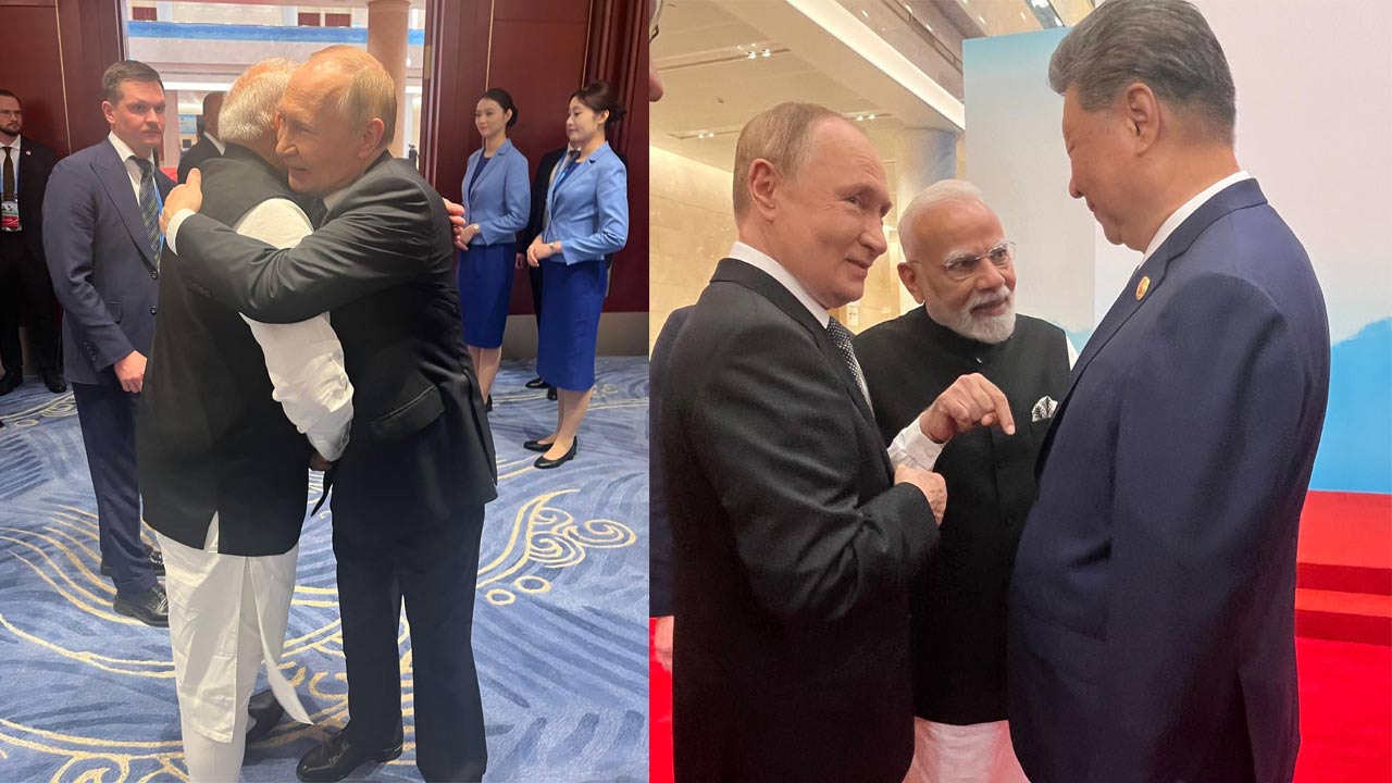 PM Modi: మోడీ-పుతిన్-జిన్‌పింగ్ సంభాషణ.. ఎక్స్‌లో ఫొటోలు పెట్టిన మోడీ
