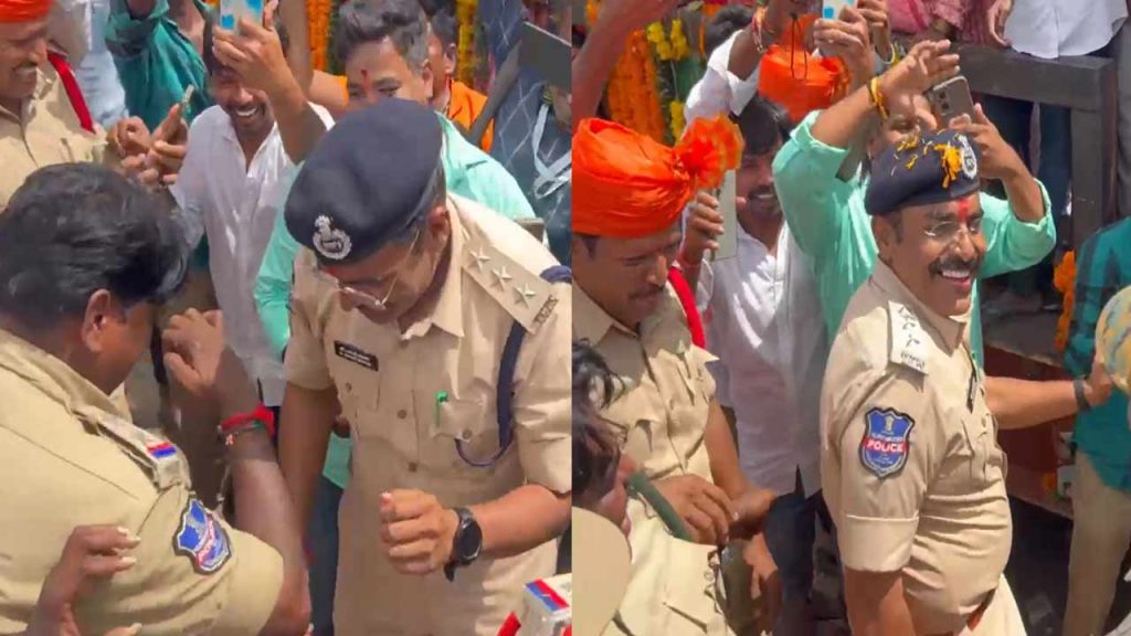 Police Dance In Ganesh Nima