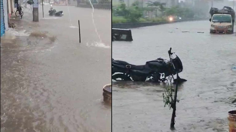 Rains : మెదక్‌లో మరోసారి భారీ వర్షం.. హైవేపై వరద, స్థానికులకు తీవ్ర ఇబ్బందులు