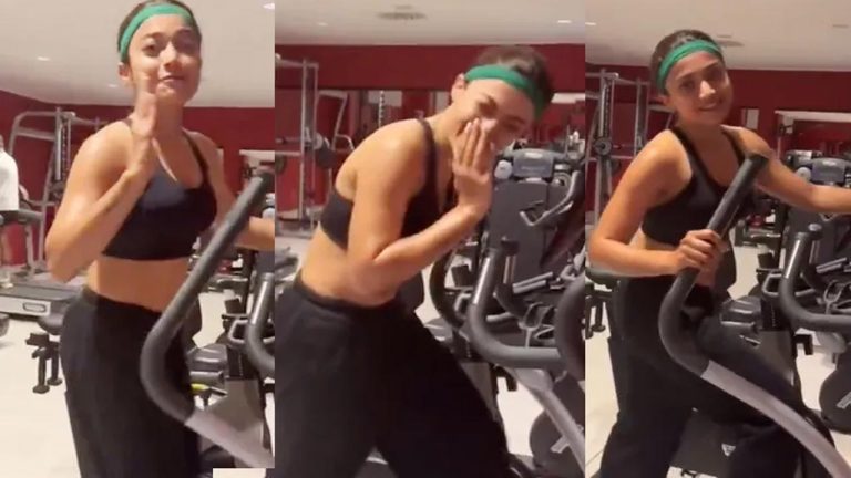 Rashmika Mandanna : జిమ్ లో కత్తిలాంటి అందాలకు చెమటలు పట్టిస్తున్న రష్మిక..