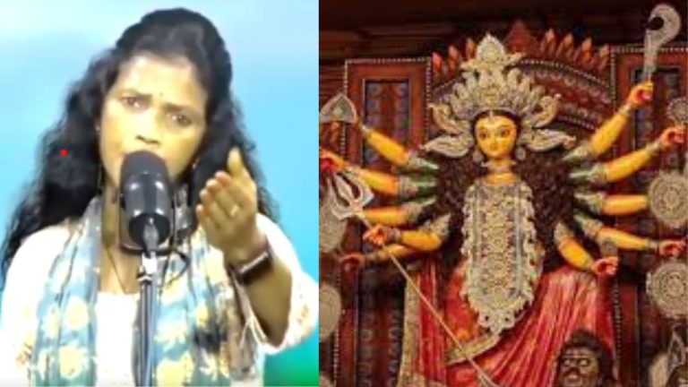 Uttarpradesh: దుర్గామాతపై అభ్యంతరకర పాట.. భగ్గు మంటున్నహిందూ సంఘాలు..