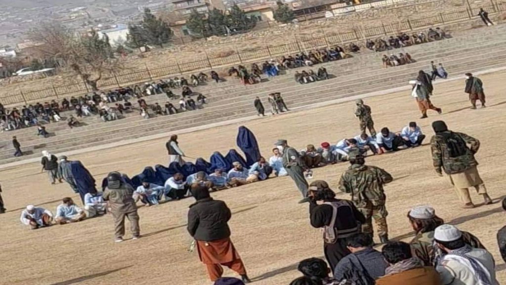 Taliban Flogging Women,