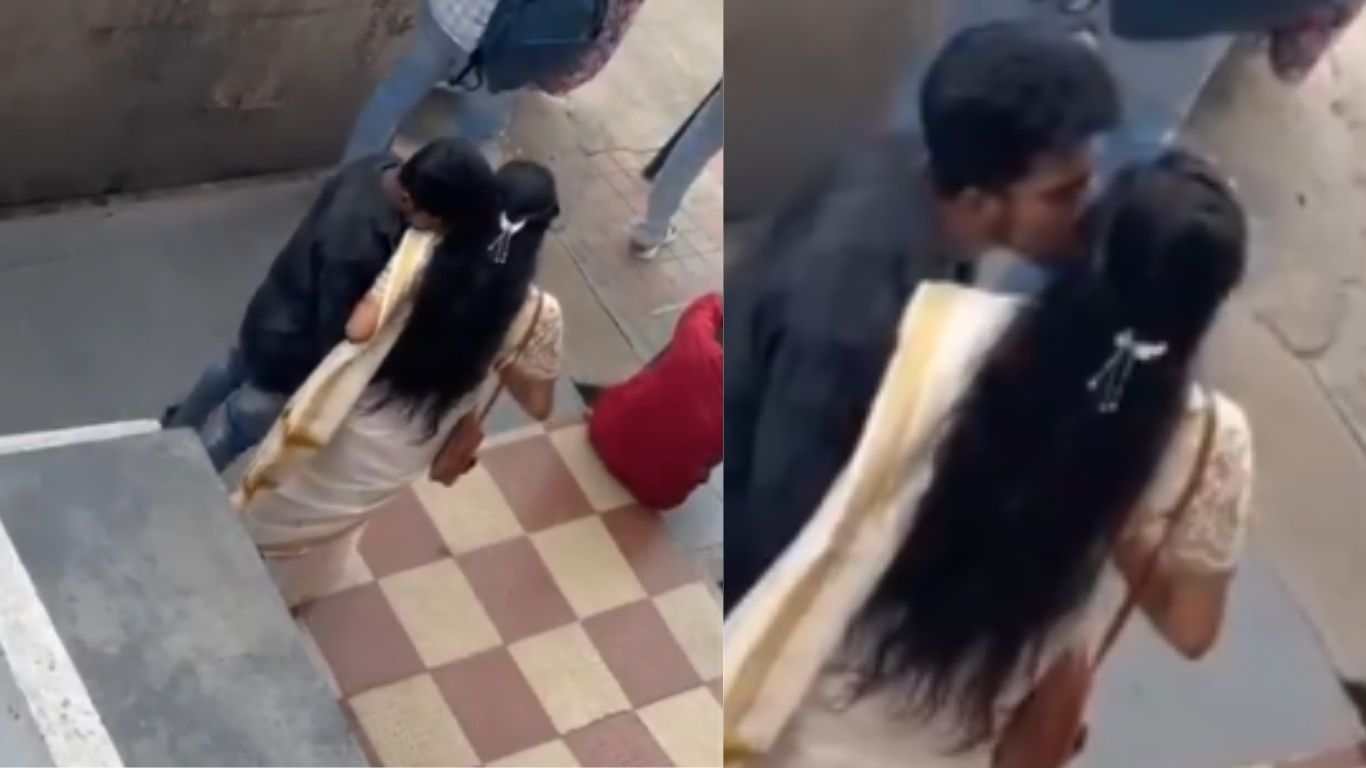 lovers Romance Bus-stand- మీరెక్కడా తయారయ్యారా బాబు.. ఎక్కడ పడితే అక్కడేనా…