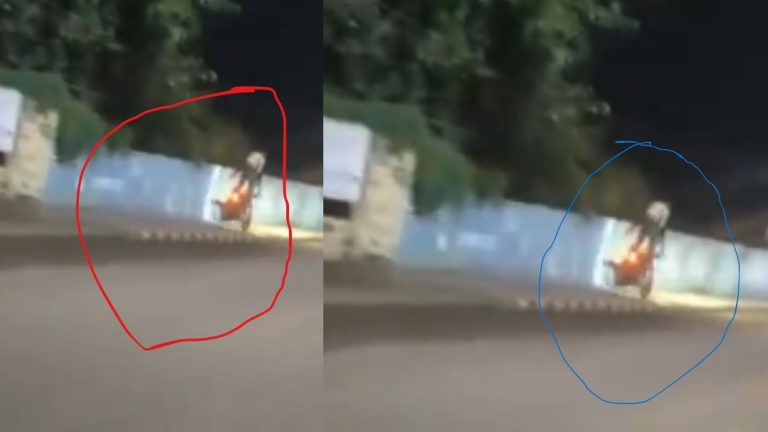 Viral: సాయిరాం.. ఫుట్ ఫాత్ పై స్టంట్స్..బొక్క బోర్ల పడ్డ యువకులు