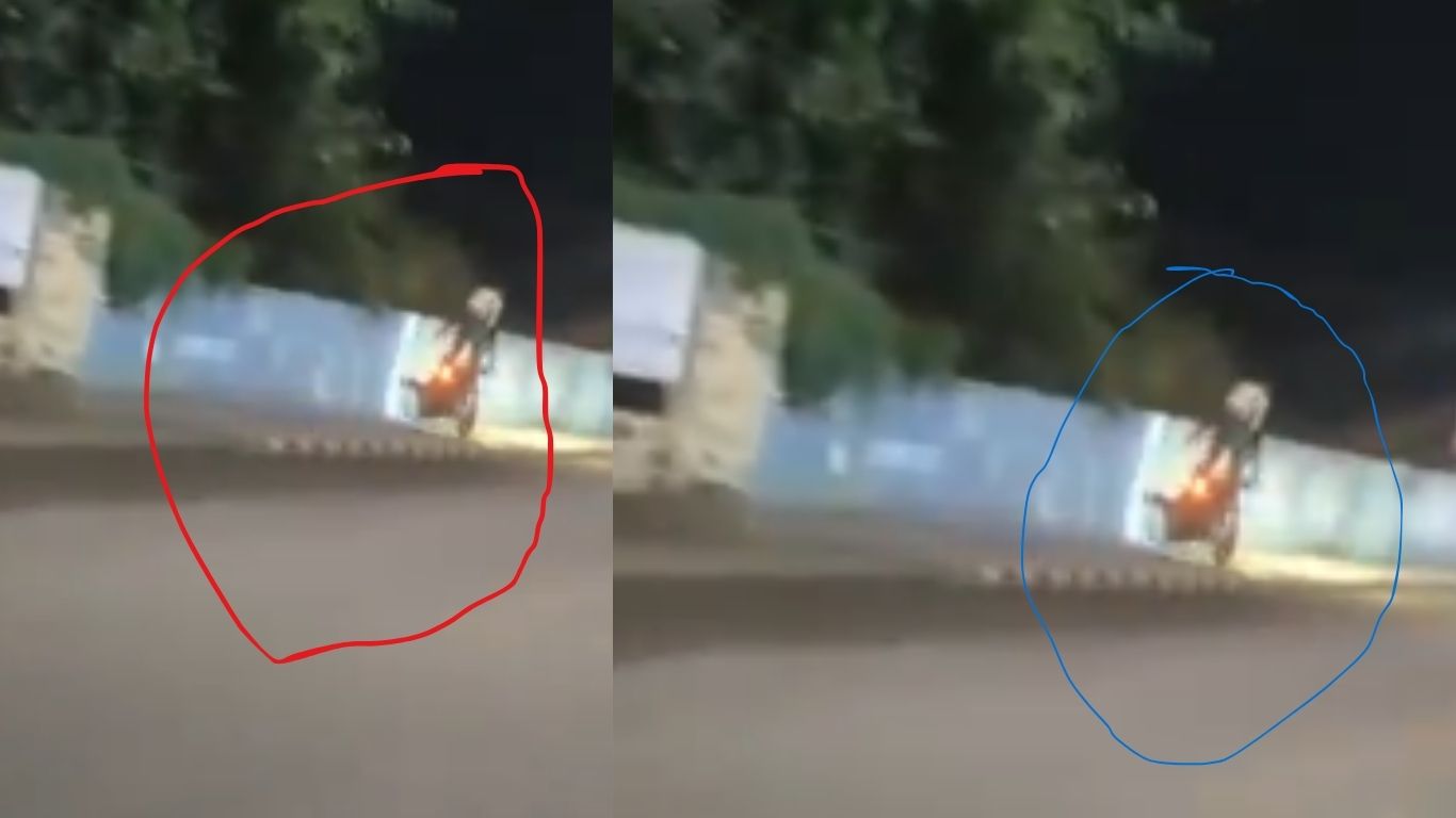 Viral: సాయిరాం.. ఫుట్ ఫాత్ పై స్టంట్స్..బొక్క బోర్ల పడ్డ యువకులు