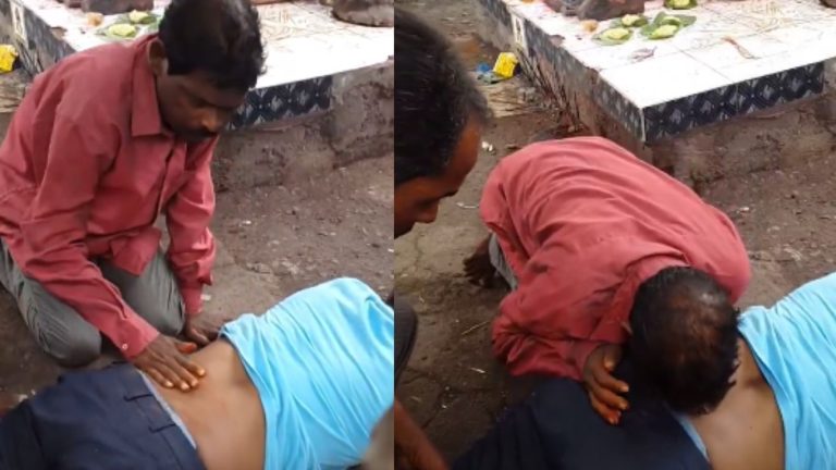 Uttar pradesh: నోటీతోనే రాళ్లను తీసేస్తున్న కిడ్నీబాబా.. వీడియో వైరల్..