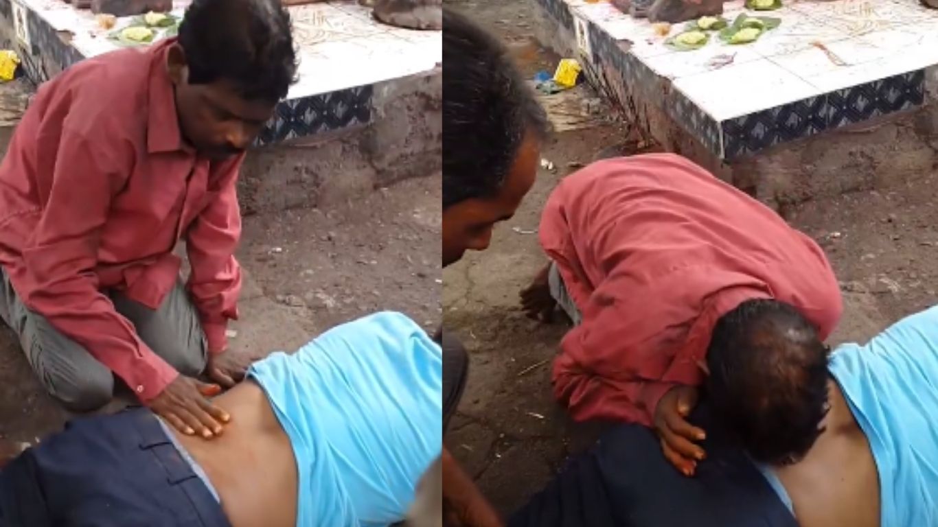 Uttar pradesh: నోటీతోనే రాళ్లను తీసేస్తున్న కిడ్నీబాబా.. వీడియో వైరల్..