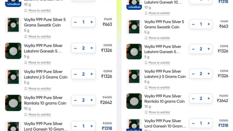 Viral: వెండి నాణేల కోసం ఆర్డర్ పెడితే..  ఏం వచ్చాయో తెలుసా..