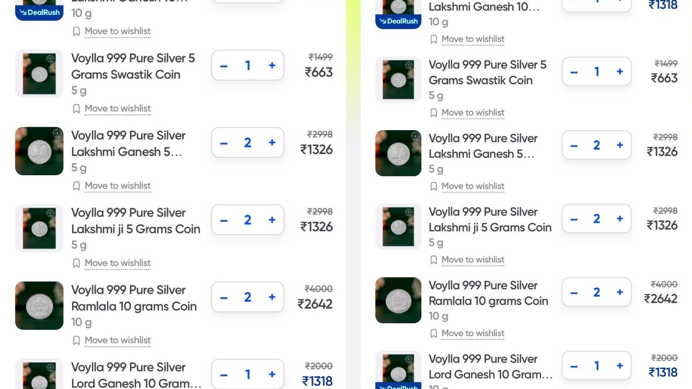 Viral: వెండి నాణేల కోసం ఆర్డర్ పెడితే..  ఏం వచ్చాయో తెలుసా..