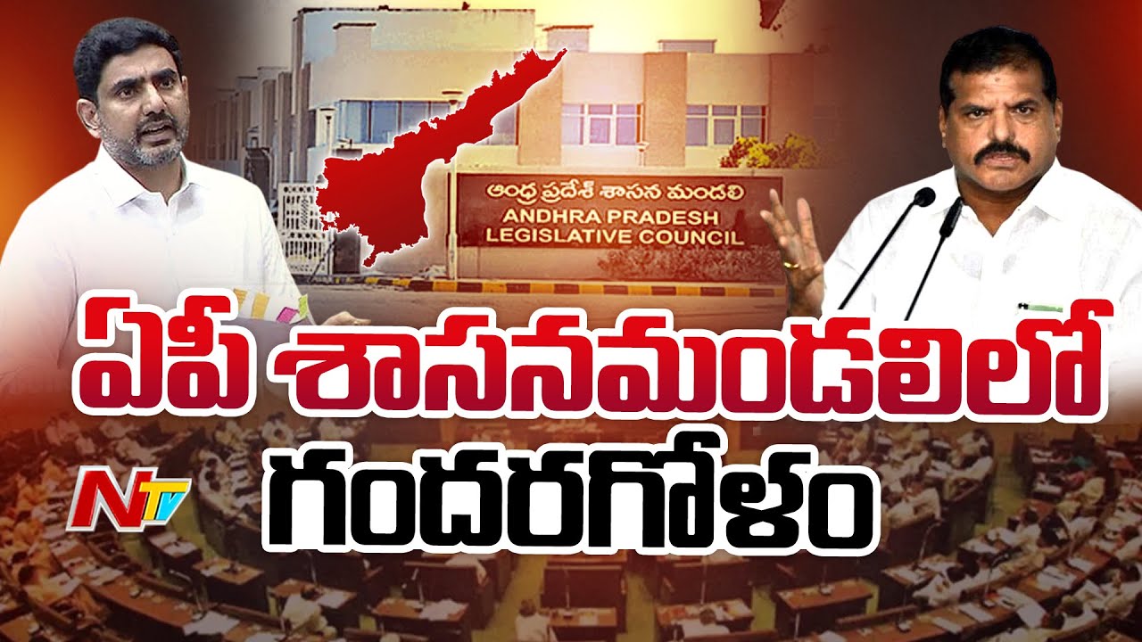 AP Legislative Council : ఏపీ శాసనమండలిలో గందరగోళం.. సభ్యుల వాగ్వాదాలతో హంగామా!
